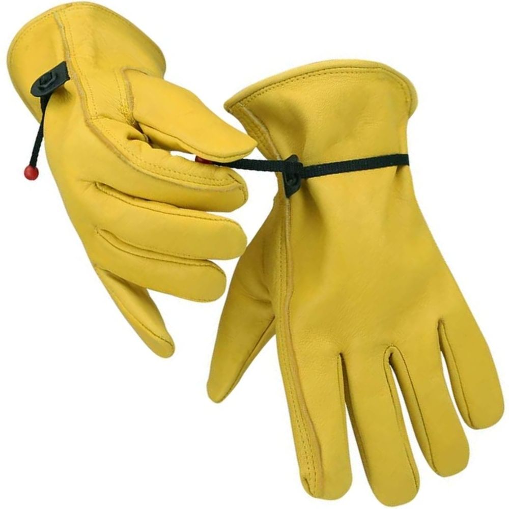 Leather Gardening Gloves: L (Large): image 5
