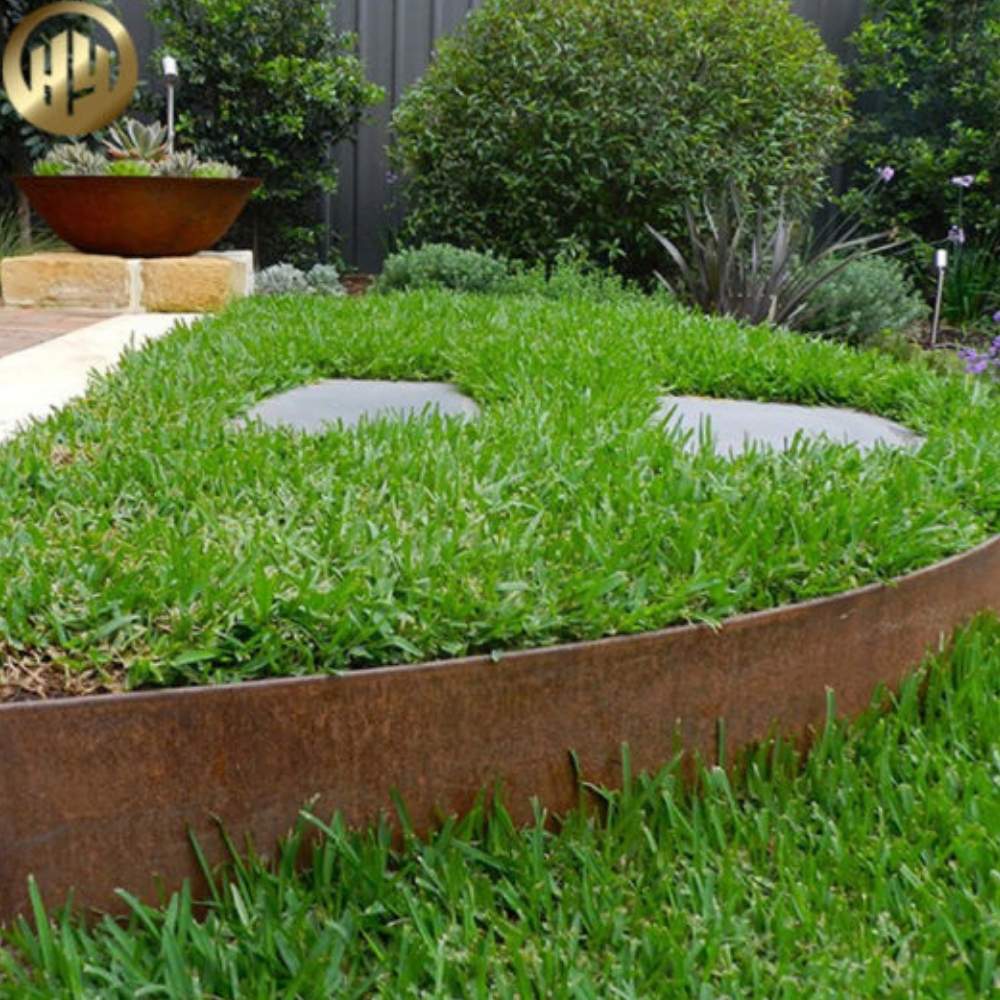 Weathered Steel Garden Edge: 100mm Face Height (per m): image 8