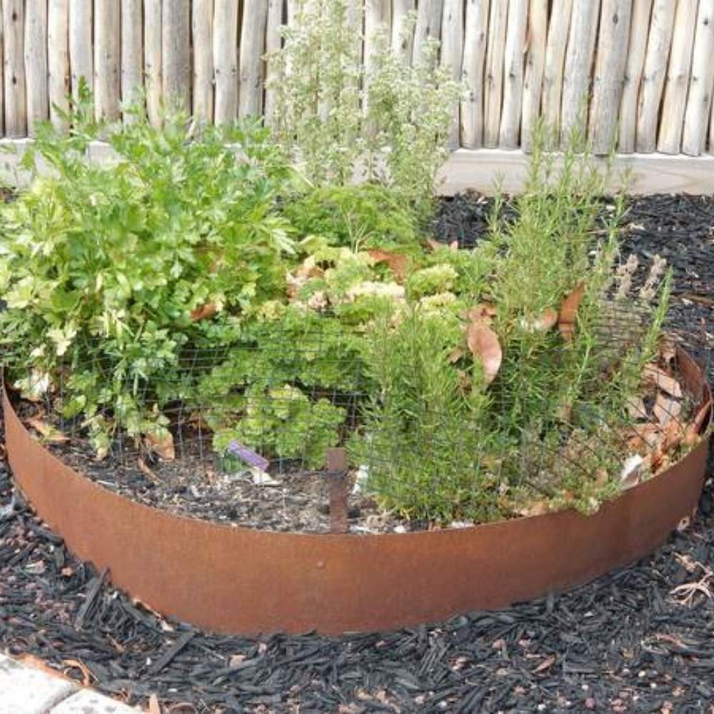 Weathered Steel Garden Edge: 100mm Face Height (per m): image 7