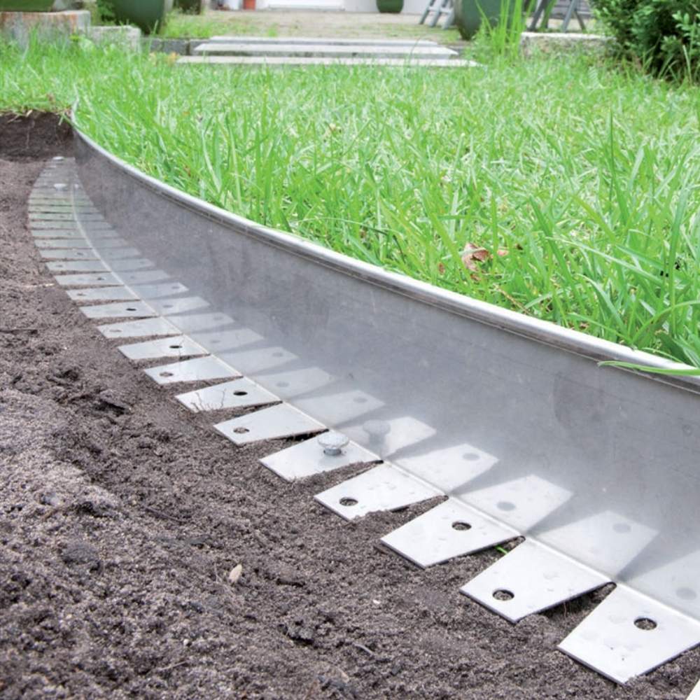 Stainless Steel Garden Edge: 200mm Face Height (per m): image 4