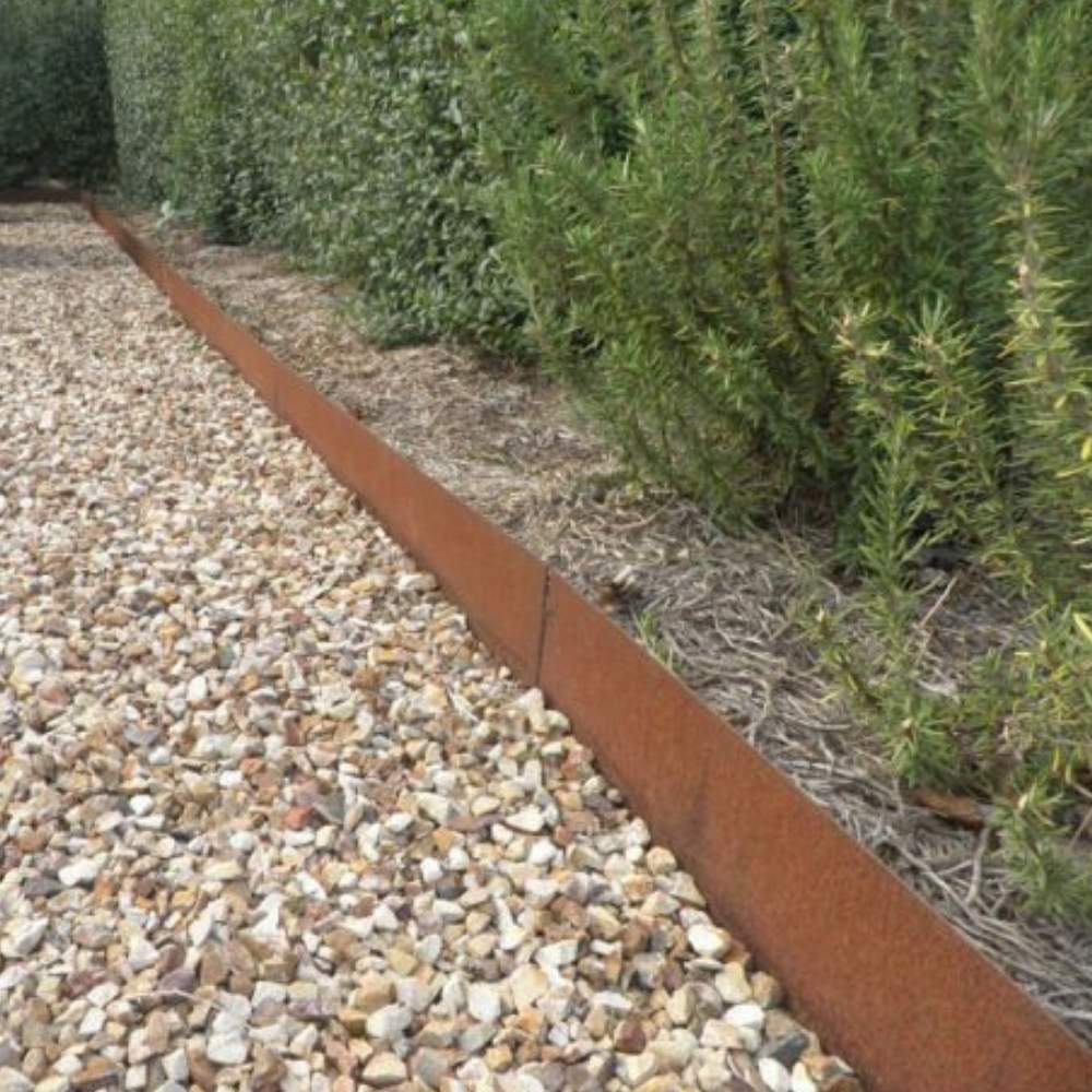 Weathered Steel Garden Edge: 100mm Face Height (per m): image 6