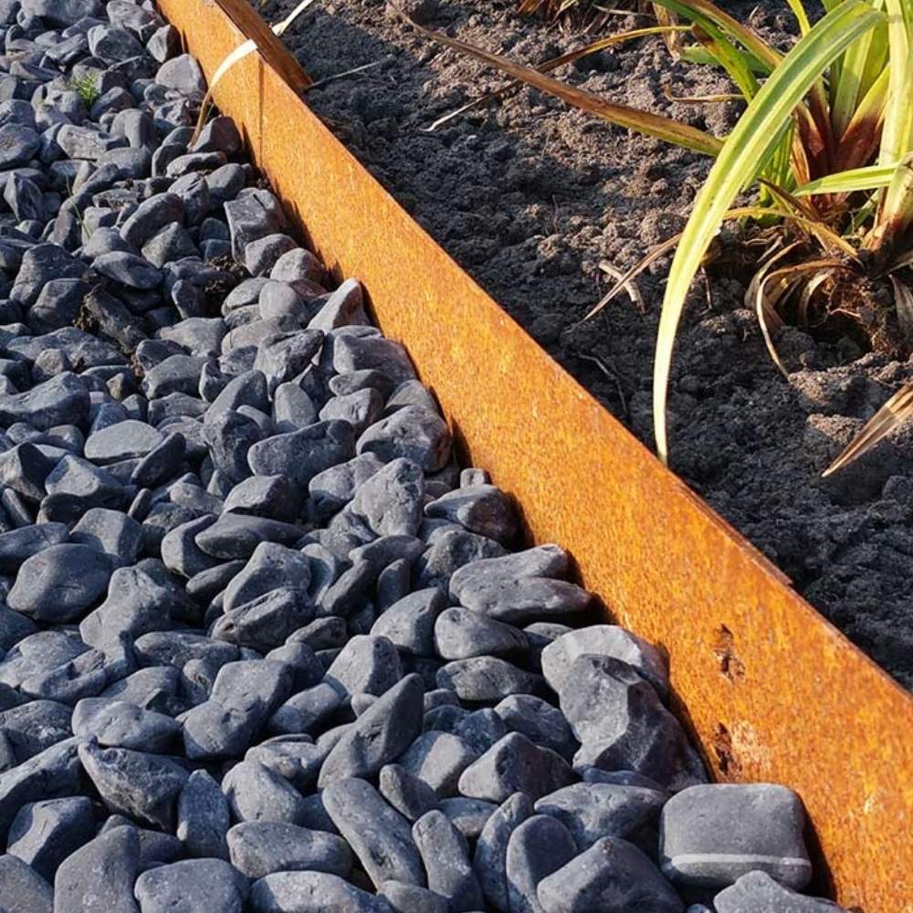 Weathered Steel Garden Edge: 100mm Face Height (per m): image 5