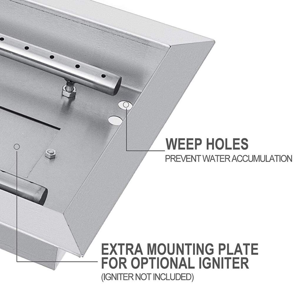 Fire Pit Burner Pan Kit: 76cm H Burner: image 6
