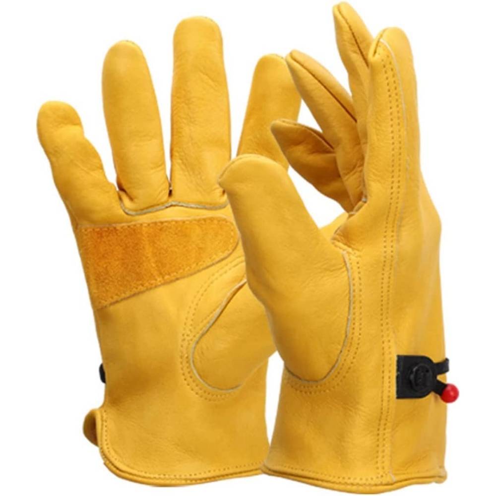 Leather Gardening Gloves: L (Large): image 6