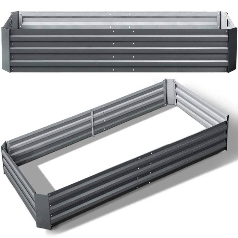 Metal Raised Garden Bed: 180cm x 90cm x 30cm: image 4