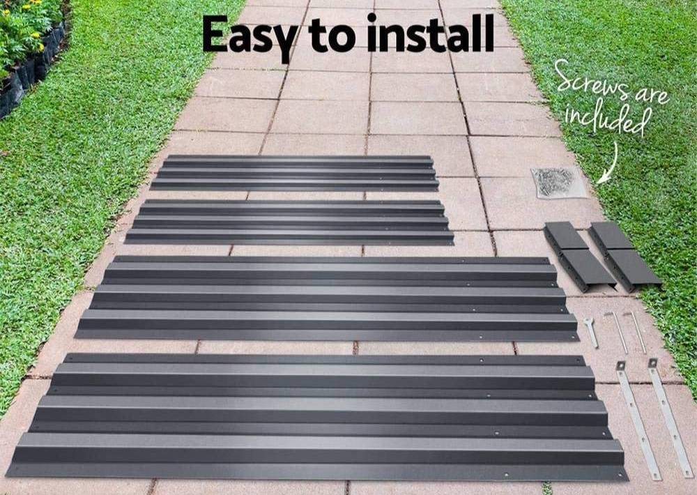 Metal Raised Garden Bed: 180cm x 90cm x 30cm: image 6