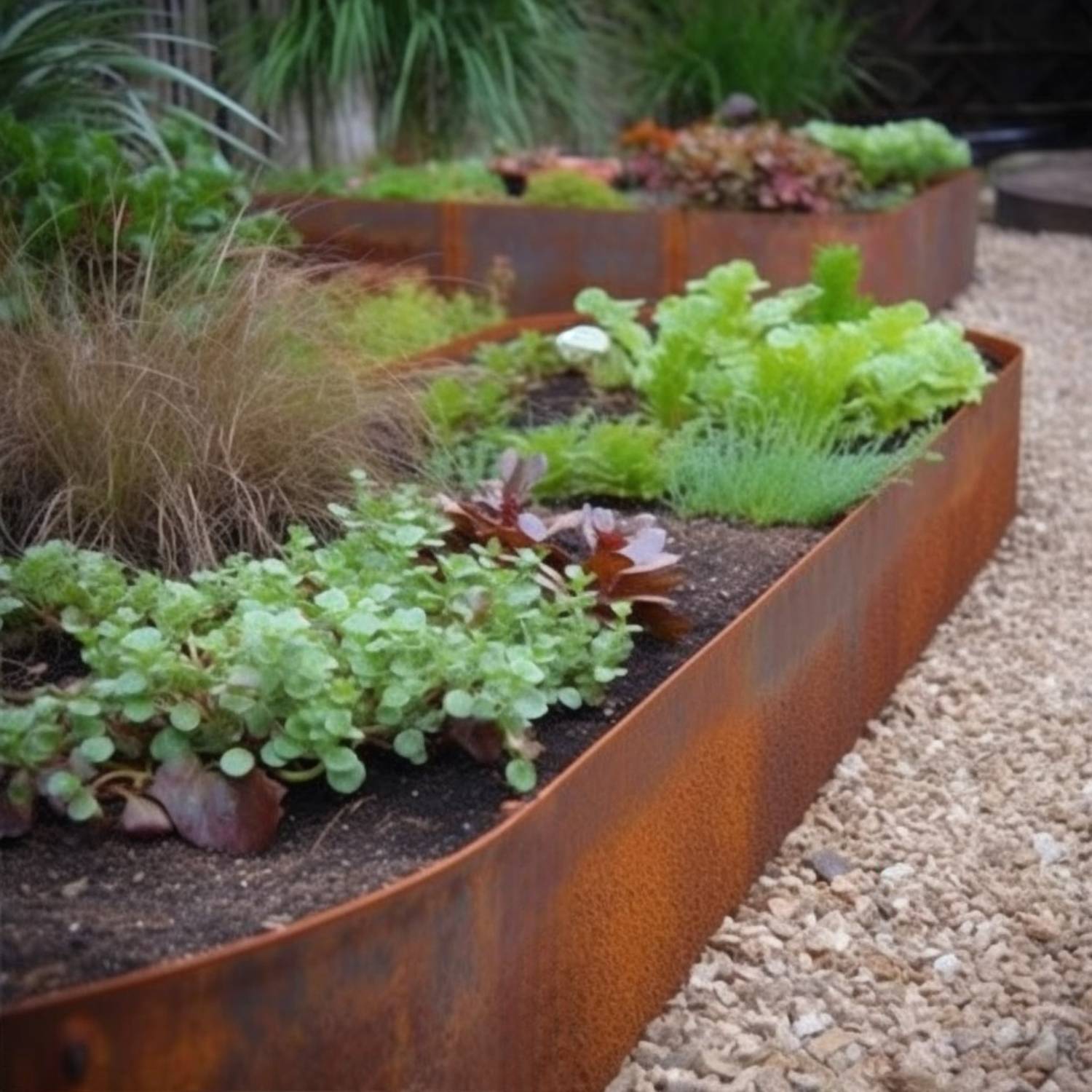 buy corten steel garden edging online
