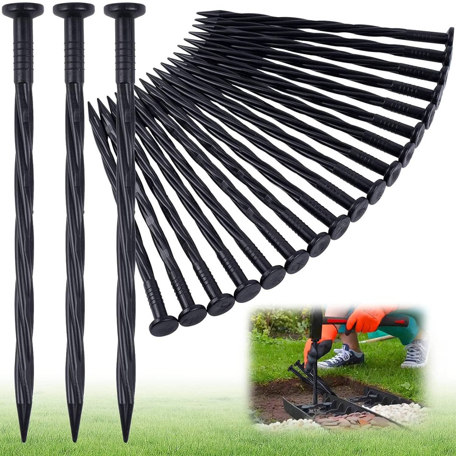 Plastic Edging Spikes: 10 Pack: image 6