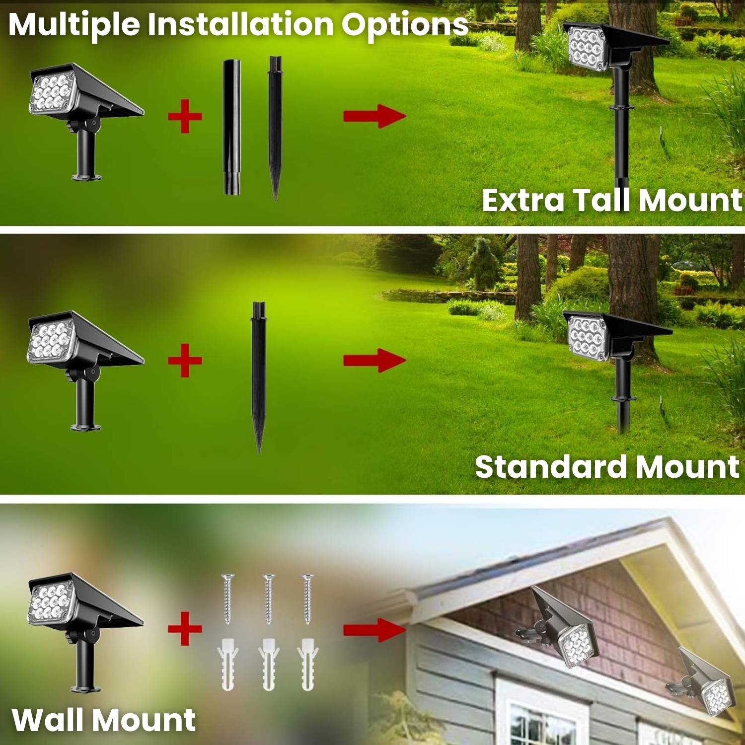 Solar Powered Spotlight: Single: image 7